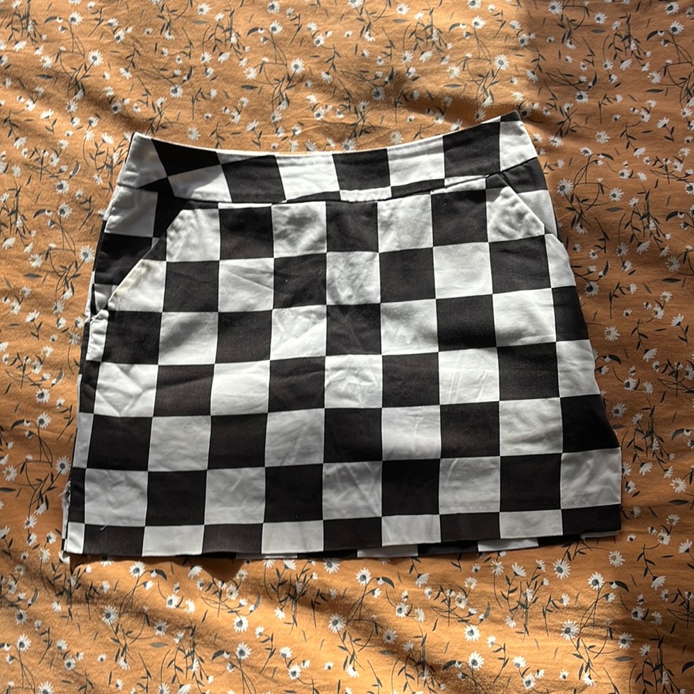 Checkered Skirt